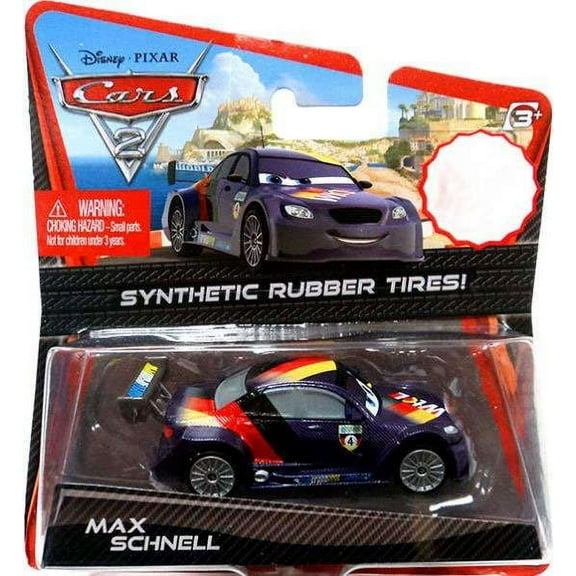 Disney Cars Synthetic Rubber Tires Max Schnell Diecast Car