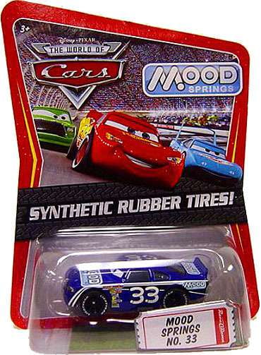 Disney Cars Synthetic Rubber Tires Mood Springs No. 33 Diecast Car