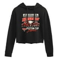 thumbnail image 1 of Disney Cars - Thunder Hollow Speedway Piston Cup Legends - Juniors Cropped Pullover Hoodie, 1 of 5