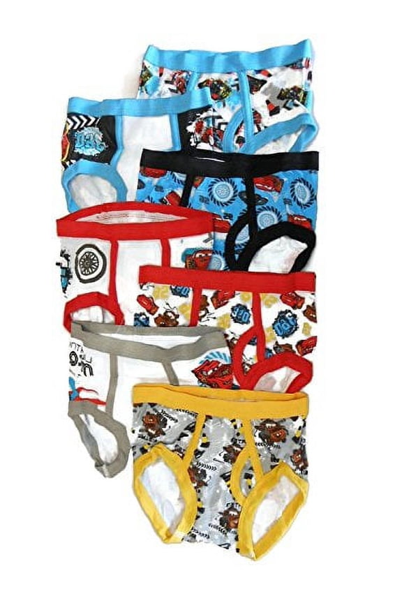 Cars Toddler Boys 7 Pack Underwear Briefs (2t/3t)