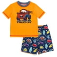 thumbnail image 1 of Disney Cars Tow Mater UPF 50+ Rash Guard and Swim Trunks Outfit Set Toddler to Little Kid, 1 of 5