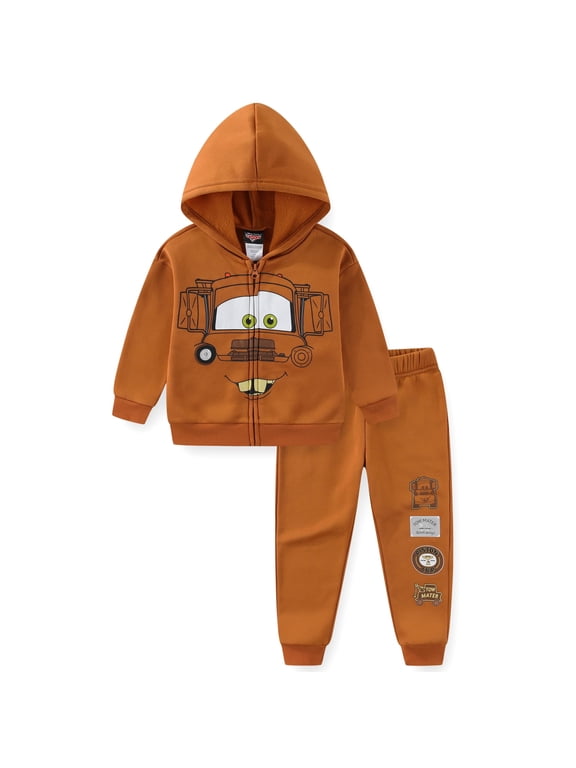 Cars Tow Mater Zip-Up Hoodie and Pant Set (Boys), 2 Piece Set, Sizes 2T-7