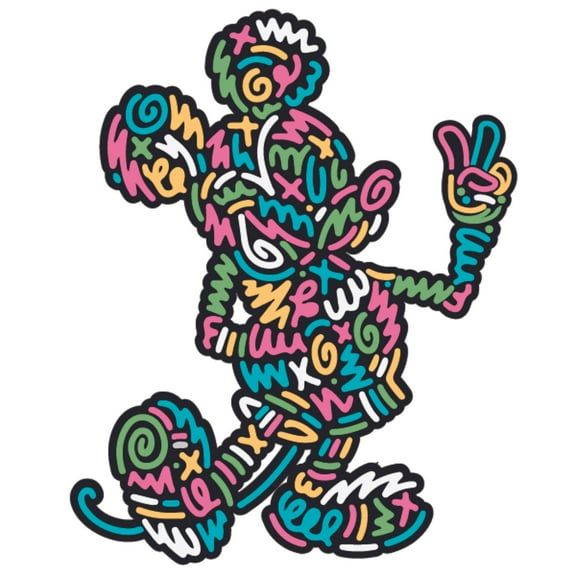 Disney Cartoon Character Wall Art Vinyl Decors Sticker Design Decal Girl Boy Kids Room Bedroom Nursery Kindergarten Home Decor Sticker Wall Vinyl Design Decoration Size (10x8 inch)