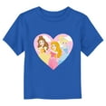 thumbnail image 1 of Disney Cartoon Princesses Heart  Graphic T-Shirt, 1 of 3