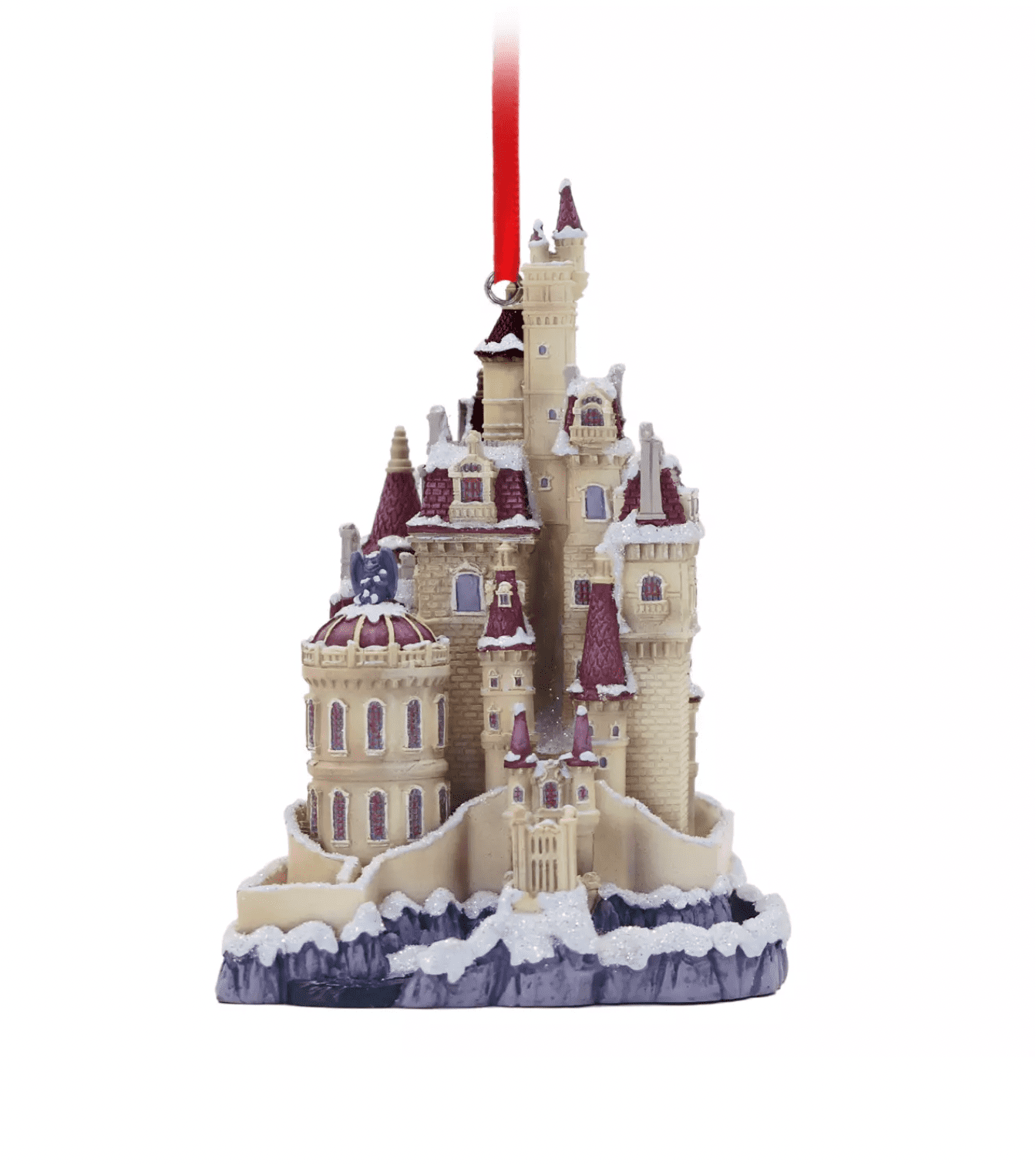 Disney - 美女と野獣　オーナメント 城 Disney Castle Collection Disney Castle Collection Beauty and the Beast Christmas