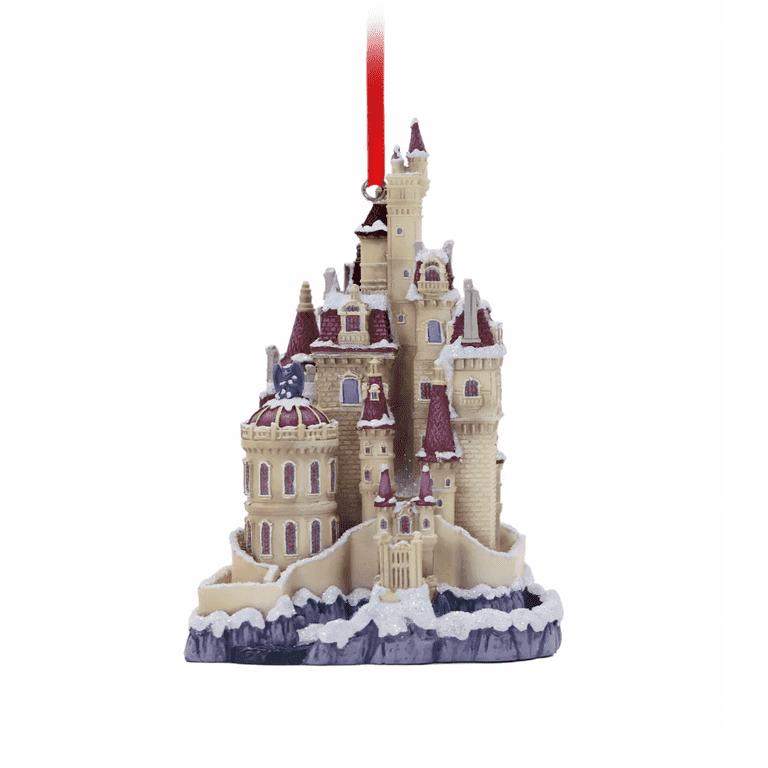 Disney - 美女と野獣　オーナメント 城 Disney Castle Collection Disney Castle Collection Beauty & The Beast Light-Up Figure