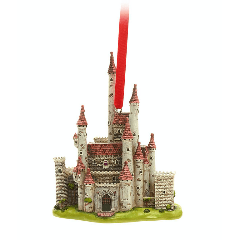 Disney - 美女と野獣　オーナメント 城 Disney Castle Collection Disney Castle Collection Beauty & The Beast Light-Up Figure