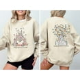 thumbnail image 1 of Disney Castle Floral Sweatshirt, Magic Kingdom Sweatshirt, Vintage Disney Sweatshirt, Happiest Place On Earth Sweatshirt, 1 of 5