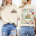 thumbnail image 1 of Disney Castle Magical Characters Mickey and Friends Shirt, Disney Pixar Collection Character Tee, Disneyland Family Matching Shirt, 1 of 5