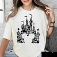 thumbnail image 1 of Disney Castle Mickey Shirt, Disney Castle Shirt ,Natural Color,Size L, 1 of 5