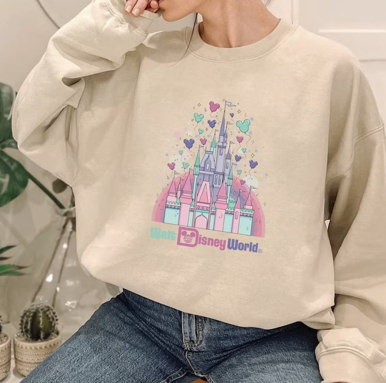 Disney castle sweatshirt new arrivals