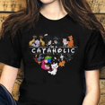 Disney Cataholic Shirt, Cat Mom Who Loves Disney, Disney Inspired, Si