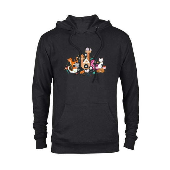 Disney Cats Kitten Friends - Pullover Hoodie for Adults - Customized-Black