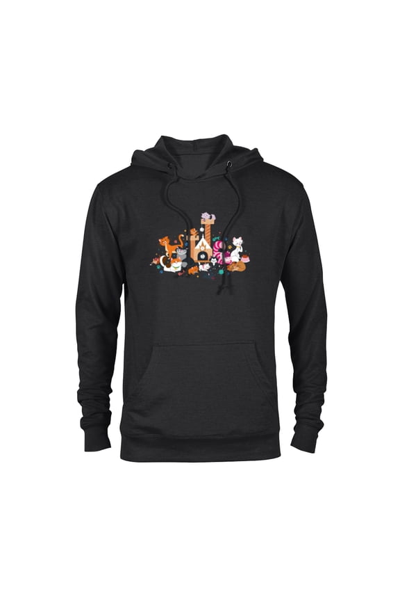 Cats Kitten Friends - Pullover Hoodie for Adults - Customized-Black