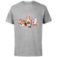 thumbnail image 1 of Disney Cats Kitten Friends - Short Sleeve Cotton T-Shirt for Adults - Customized-Athletic Heather, 1 of 5