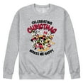 thumbnail image 1 of Disney - Celebrating Christmas - Men's Crew Fleece Sweatshirt Sweatshirt, 1 of 5