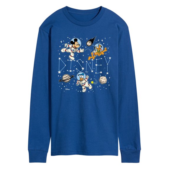 Disney - Celestial Disney Space - Men's Long Sleeve Graphic T-Shirt