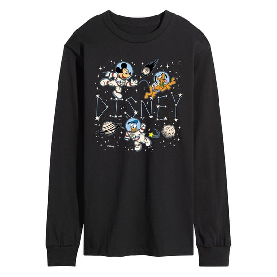 Disney - Celestial Disney Space - Men's Long Sleeve Graphic T-Shirt
