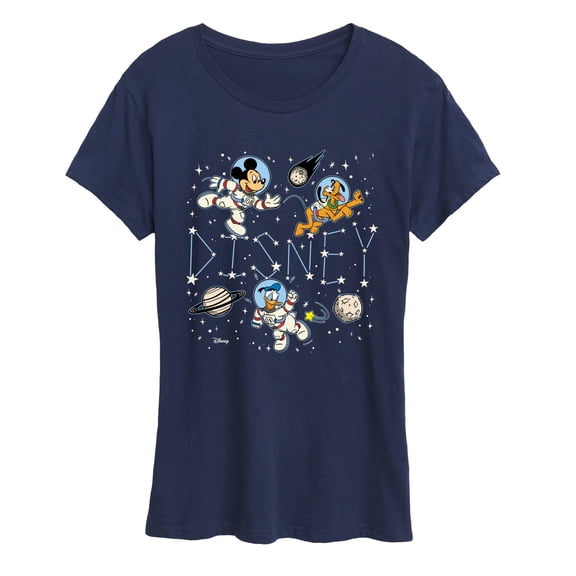 Disney - Celestial Disney Space - Women's Short Sleeve Graphic T-Shirt