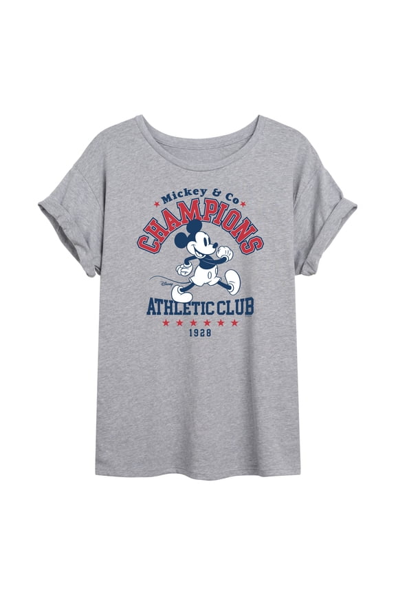 - Champion Mickey - Juniors Oversized Graphic T-Shirt
