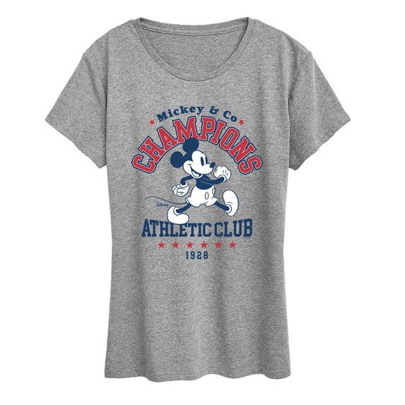 Disney - Champion Mickey - Women's Short Sleeve Graphic T-Shirt