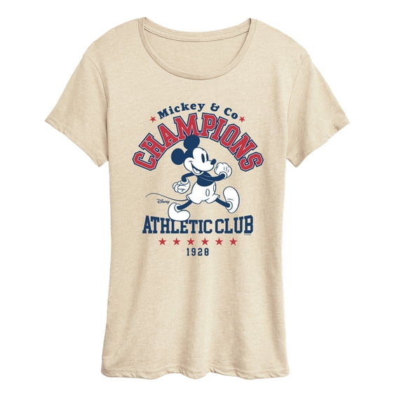 Disney - Champion Mickey - Women's Short Sleeve Graphic T-Shirt