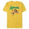 thumbnail image 1 of Disney Channel Amphibia - Short Sleeve Blended T-Shirt for Adults - Customized-Yellow, 1 of 5
