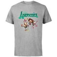 thumbnail image 1 of Disney Channel Amphibia - Short Sleeve Cotton T-Shirt for Adults - Customized-Athletic Heather, 1 of 5