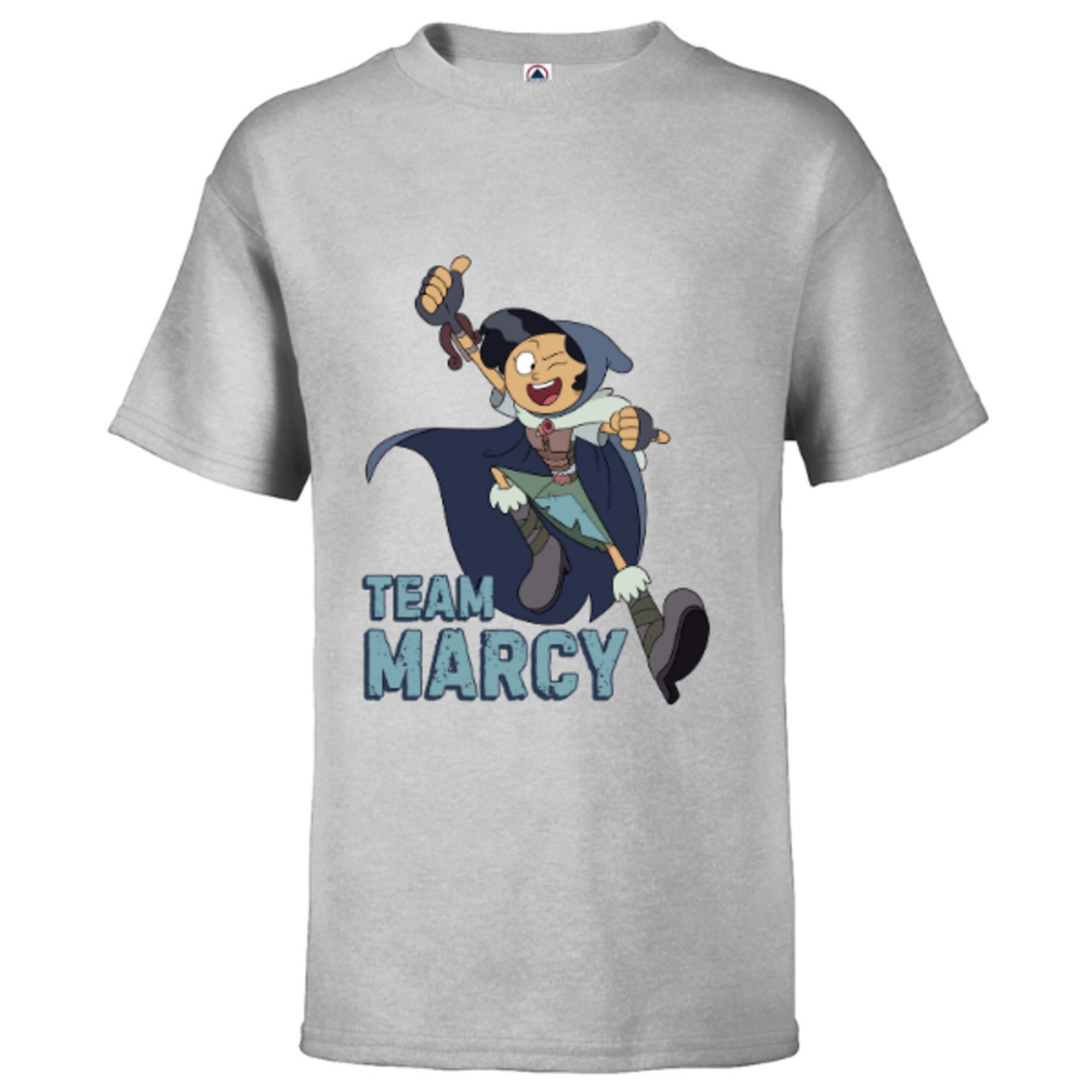 Disney Channel Amphibia Team Marcy Short Sleeve TShirt for Kids CustomizedAthletic Heather