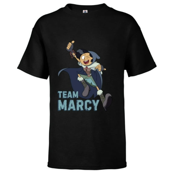 Disney Channel Amphibia Team Marcy - Short Sleeve T-Shirt for Kids – Customized-Black