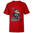 thumbnail image 1 of Disney Channel Amphibia Team Marcy - Short Sleeve T-Shirt for Kids – Customized-Red, 1 of 5