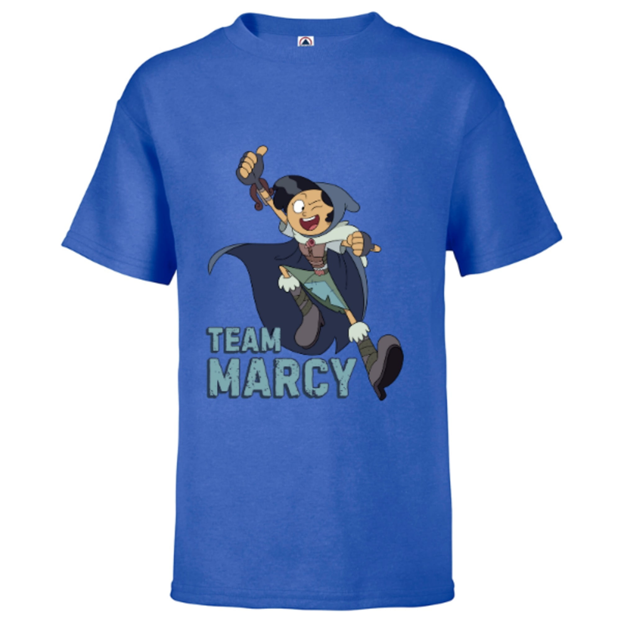 Disney Channel Amphibia Team Marcy Short Sleeve TShirt for Kids CustomizedRoyal