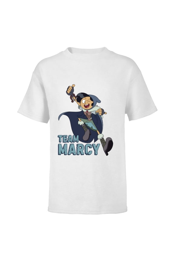 Channel Amphibia Team Marcy - Short Sleeve T-Shirt for Kids – Customized-White