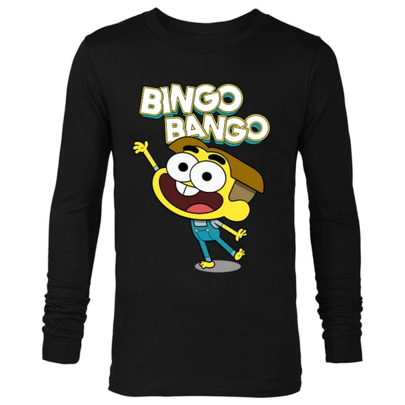 Disney Channel Big City Greens Cricket Bingo Bango - Long Sleeve T-Shirt for Men -Customized-Black