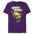 thumbnail image 1 of Disney Channel Big City Greens Cricket Bingo Bango - Short Sleeve Blended T-Shirt for Adults -Customized-Purple, 1 of 5