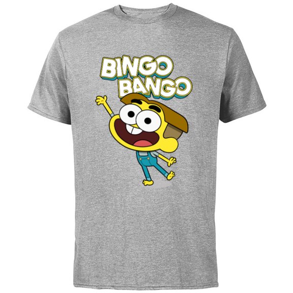 Disney Channel Big City Greens Cricket Bingo Bango - Short Sleeve Cotton T-Shirt for Adults -Customized-Athletic Heather
