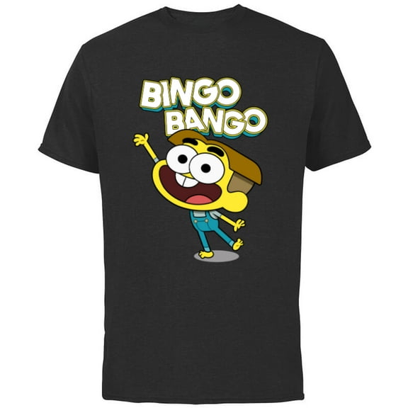Disney Channel Big City Greens Cricket Bingo Bango - Short Sleeve Cotton T-Shirt for Adults -Customized-Black