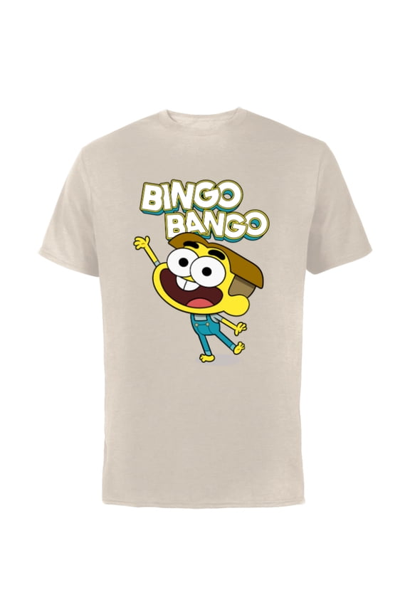 Channel Big City Greens Cricket Bingo Bango - Short Sleeve Cotton T-Shirt for Adults -Customized-Natural