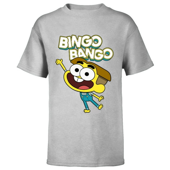 Disney Channel Big City Greens Cricket Bingo Bango - Short Sleeve T-Shirt for Kids -Customized-Athletic Heather