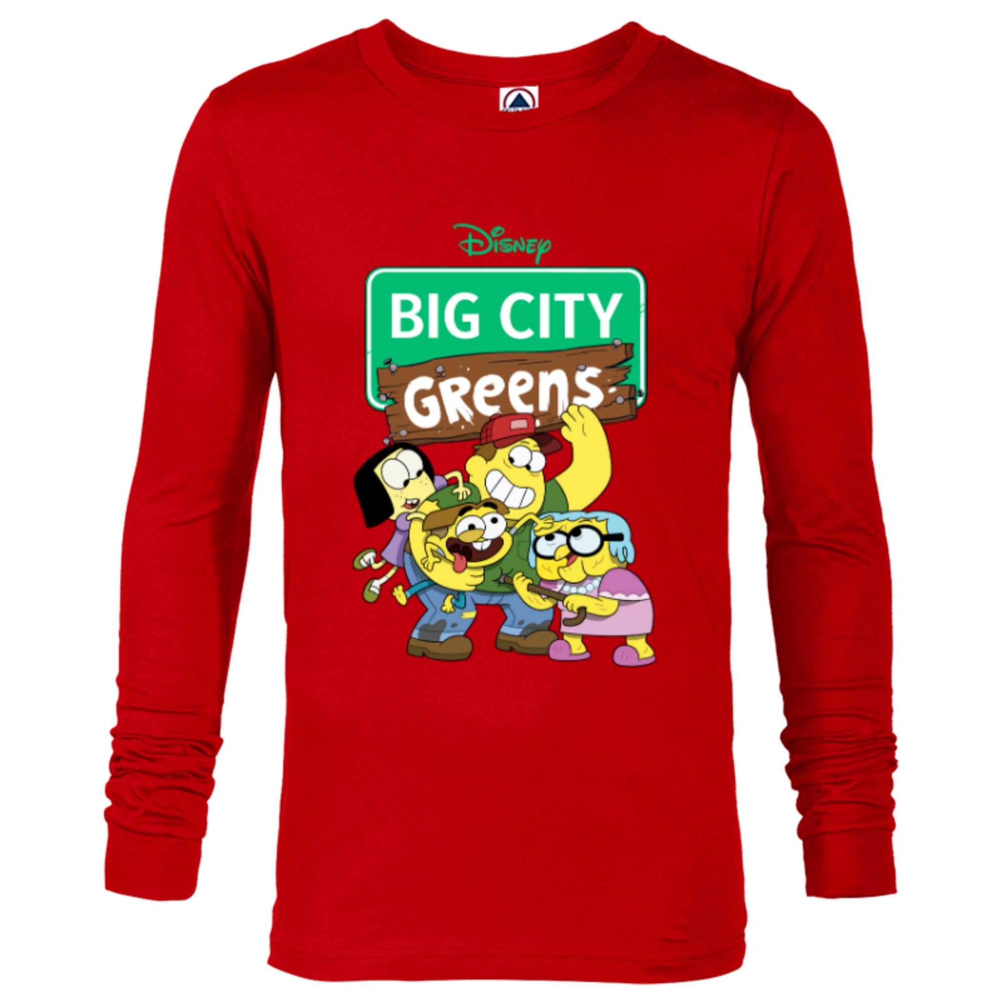 Disney Channel Big City Greens - Long Sleeve T-Shirt for Men  -Customized-Athletic Heather