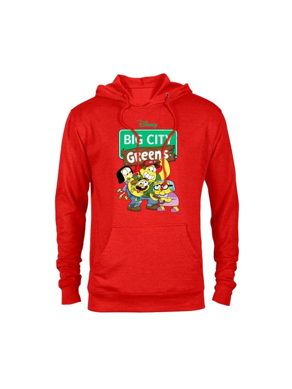 Channel Big City Greens - Pullover Hoodie for Adults -Customized-Red Heather