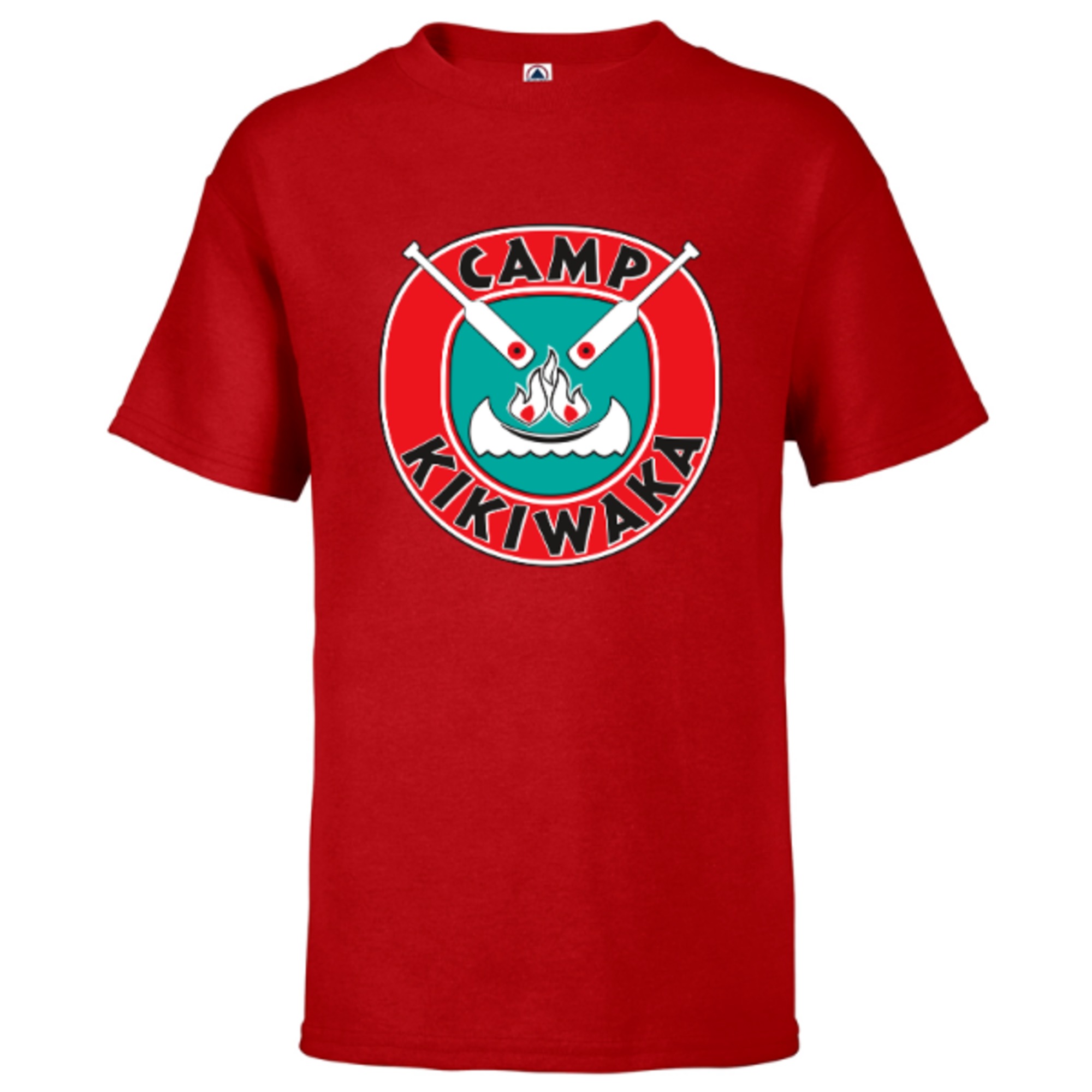 Youth Camp Half-Blood Short Sleeve T-shirt-Red-XL 