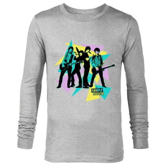 Disney Channel Camp Rock Mitchie Torres and Connect 3 - Long Sleeve T-Shirt for Men - Customized-Athletic Heather