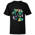 thumbnail image 1 of Disney Channel Camp Rock Mitchie Torres and Connect 3 - Short Sleeve T-Shirt for Kids - Customized-Black, 1 of 5