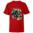 thumbnail image 1 of Disney Channel Camp Rock Mitchie Torres and Connect 3 - Short Sleeve T-Shirt for Kids - Customized-Red, 1 of 5