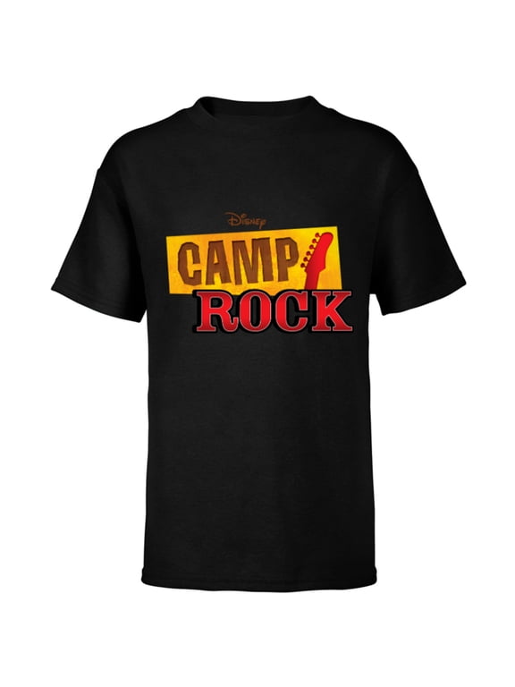Channel Camp Rock - Short Sleeve T-Shirt for Kids - Customized-Black