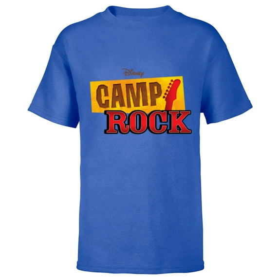 Disney Channel Camp Rock - Short Sleeve T-Shirt for Kids - Customized-Royal