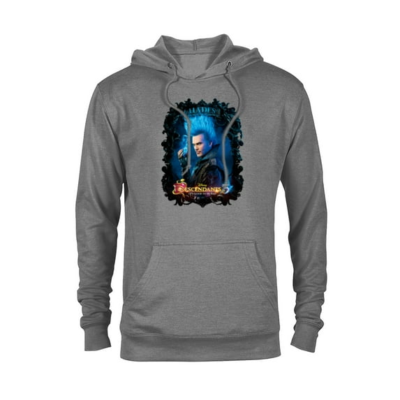 Disney Channel Descendants 3 Hades - Pullover Hoodie for Adults -Customized-Graphite Heather