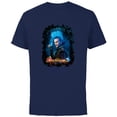 thumbnail image 1 of Disney Channel Descendants 3 Hades - Short Sleeve Cotton T-Shirt for Adults -Customized-Navy, 1 of 5