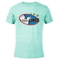 thumbnail image 1 of Disney Channel Games Logo - Short Sleeve Blended T-Shirt for Adults – Customized-Ocean Blue, 1 of 5